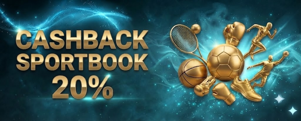 Promo Bonus Cashback Sportsbook 20%